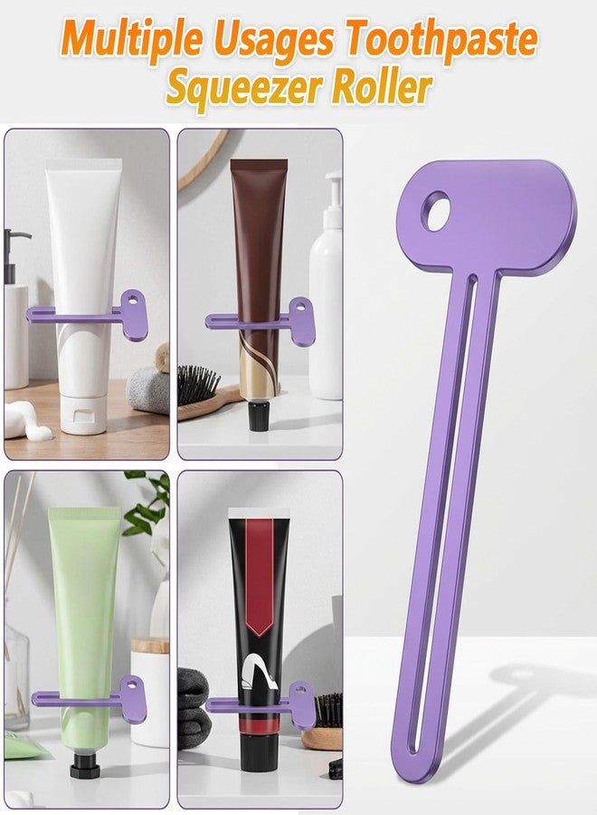 Sibba 5 PCS Toothpaste Squeezer Dispenser Metal Tube Squeezer Key, Stainless Steel Toothpaste Roller Tube Wringer Squeezers for Watercolor Oil Color Paint, Cream, Hair Dye, Cosmetic, Hand Cream Tubes - Image 2