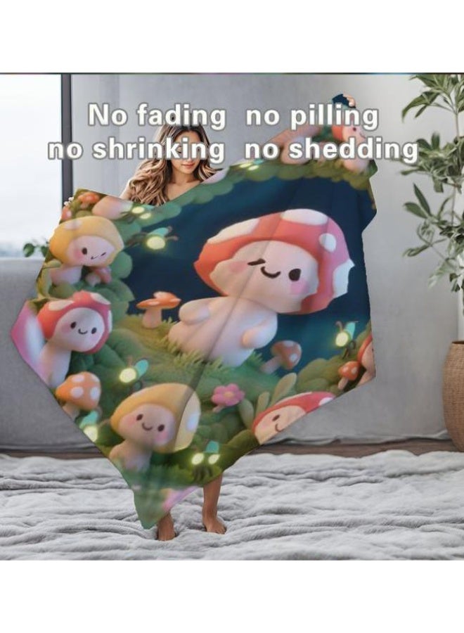 general Baby and children's cartoon flannel thin blanket (warm and comfortable, suitable for sleep, game use) 70cm*100cm - Image 1