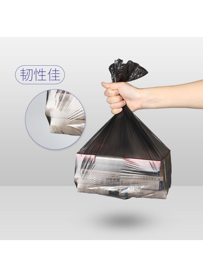 Yessel Yizhixuan Flat-top Garbage Bags, 500 Count, Single-sided 0.6 Microns, Black, 45*50cm, Medium Size, For Home And Office Use, Plastic Bags - Image 3