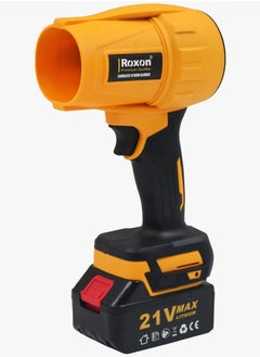 Roxon Premium Cordless Storm Blower with Dual 21V Lithium Batteries & Charger 