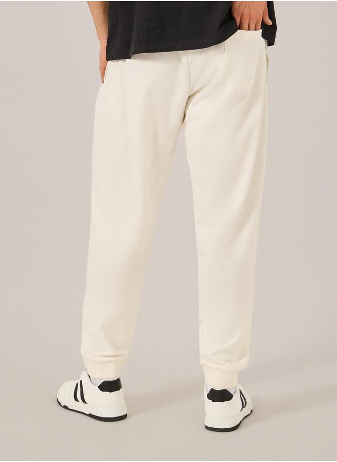 Styli Eco-Earth Slim Fit Terry Joggers with Welt Pockets  - Image 4