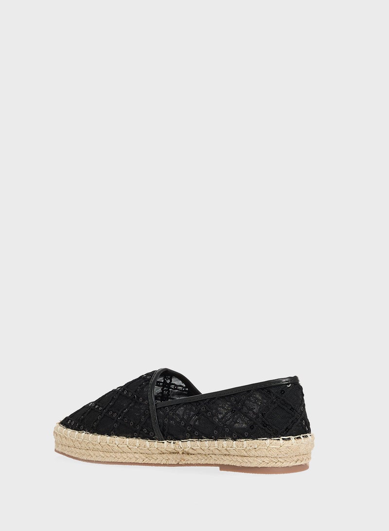 ELLA Casual Lace Espadrille  - Image 3