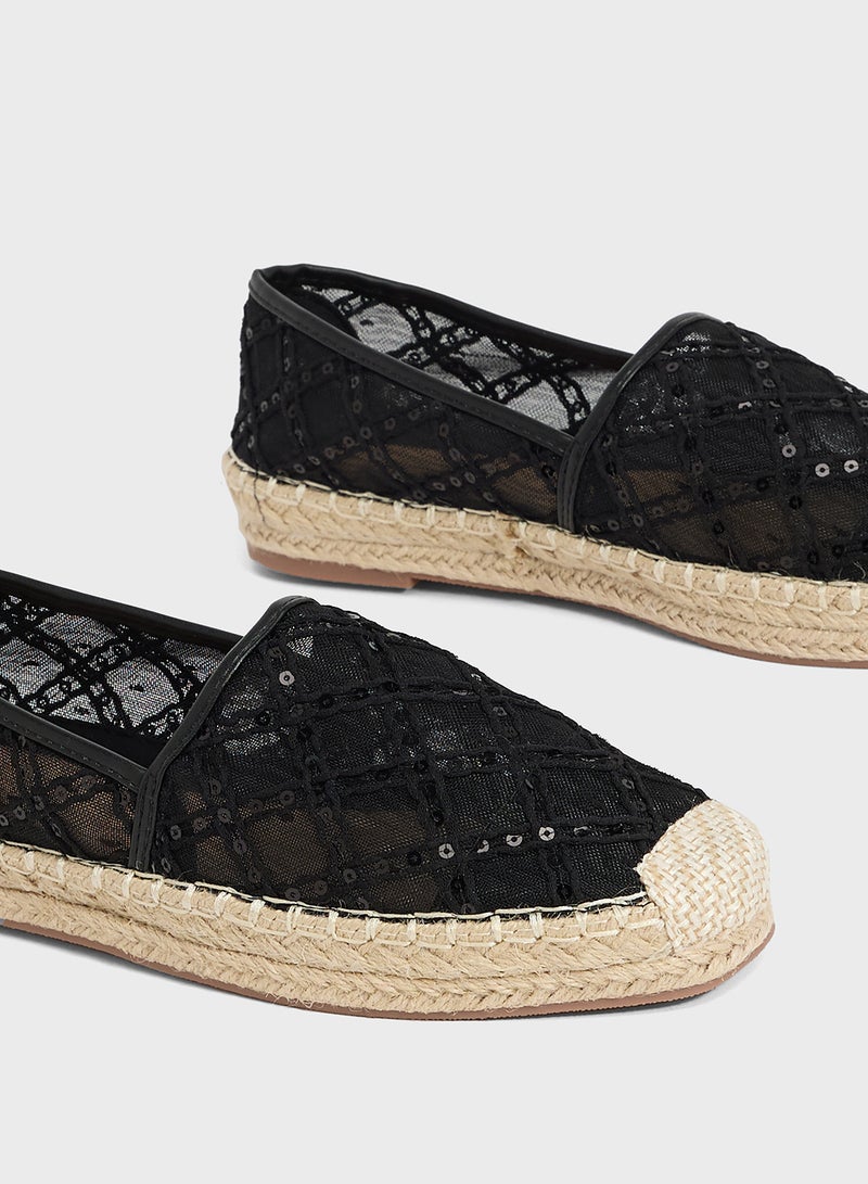 ELLA Casual Lace Espadrille  - Image 4