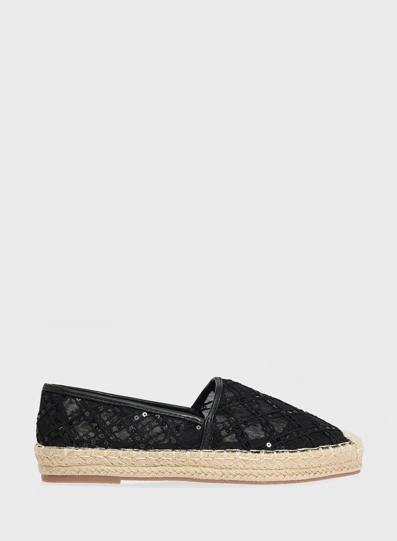 ELLA Casual Lace Espadrille  - Image 1