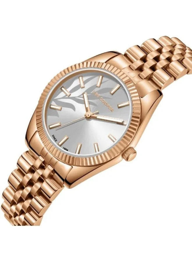 لي كوبر LEE COOPER Women Analog Silver Dial Watch - LC08102.430
