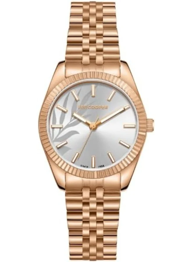 لي كوبر LEE COOPER Women Analog Silver Dial Watch - LC08102.430