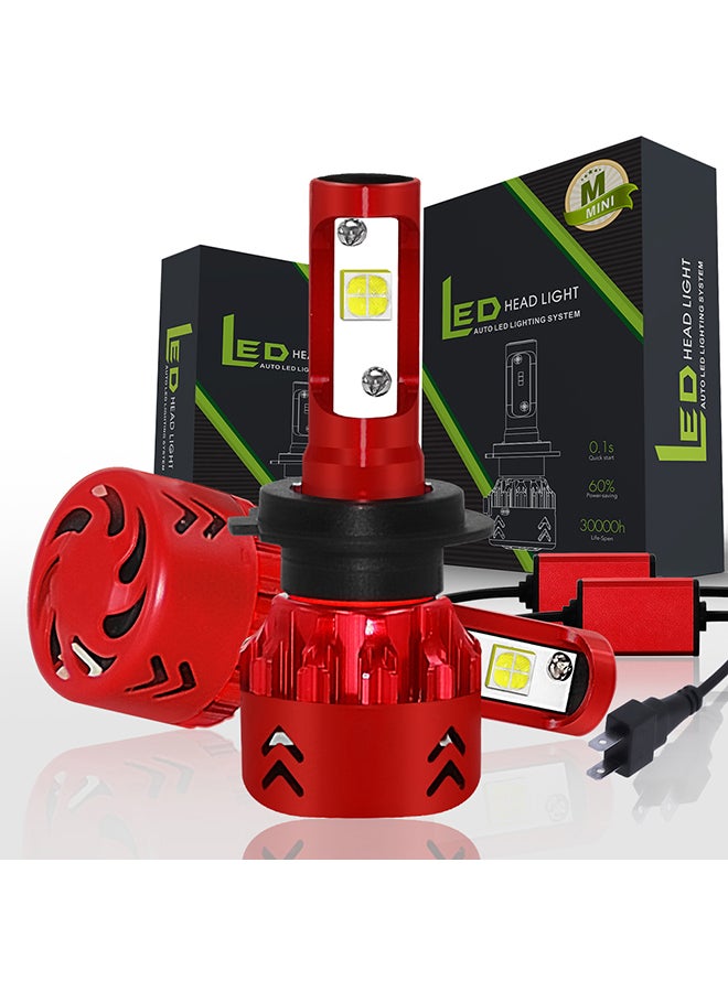 Loquat 2-Piece Mini Car LED Headlight Set - Image 1