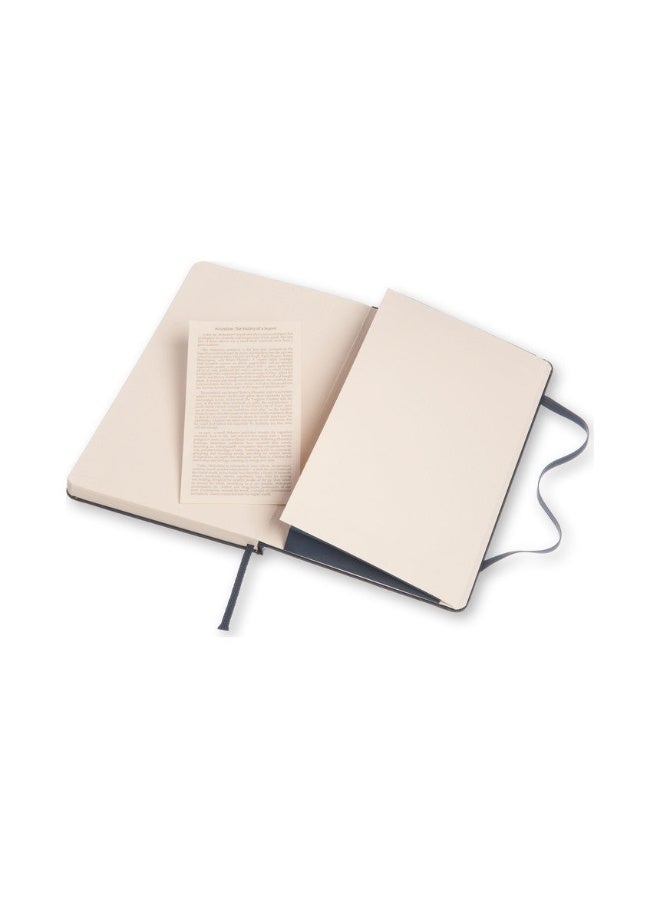 MOLESKINE موسكين: دفتر كبير مسطر أزرق سفيري غلاف صلب - Image 3