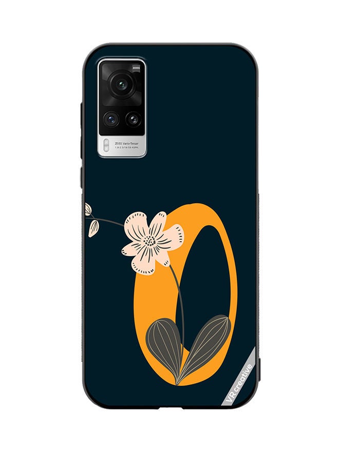 VR CREATIVE Protective Case Cover For Vivo X60 Pro Alphabet O Design Multicolour - Image 1