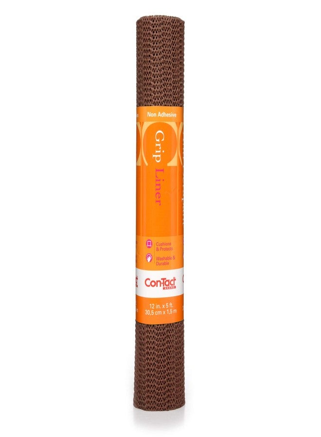 Con-Tact Brand Grip Premium Shelf Liner, Thick and Non-Adhesive Drawer Liner, Multi-Purpose and Easy to Use, 12" x 4', Chocolate, Pack of 1 - Image 5