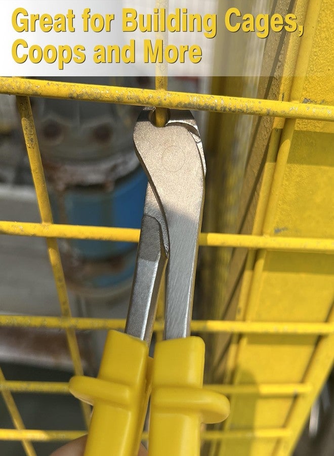 SPEEDWOX J-Clip Pliers Kit - Yellow J-Clips & Pliers for Rabbit Cage Wire Binding - Image 3