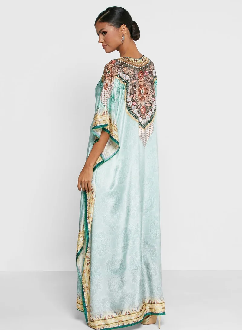 ARABIAN CLOSET Digital Print Oversized Kaftan