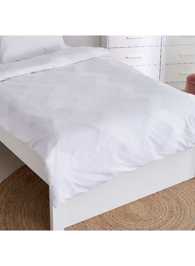 Home Box Ballina 2-Piece Solid Cotton Single Duvet Cover Set 200 x 135 cm  - Image 3