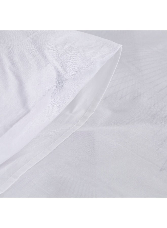 Home Box Ballina 2-Piece Solid Cotton Single Duvet Cover Set 200 x 135 cm  - Image 5