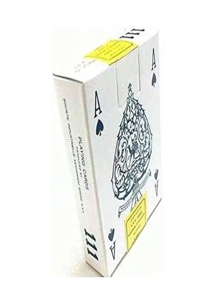 بطاقات كوتشينة عالية الجودة 111 - (أزرق) - Image 1