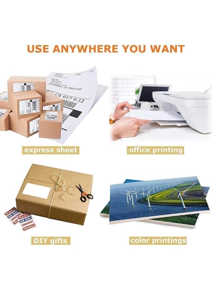 Terabyte A4 ADDRESS AND MULTI-PURPOSE LABELS WHITE,1 LABELS/SHEET 210MMX297MM - Image 4