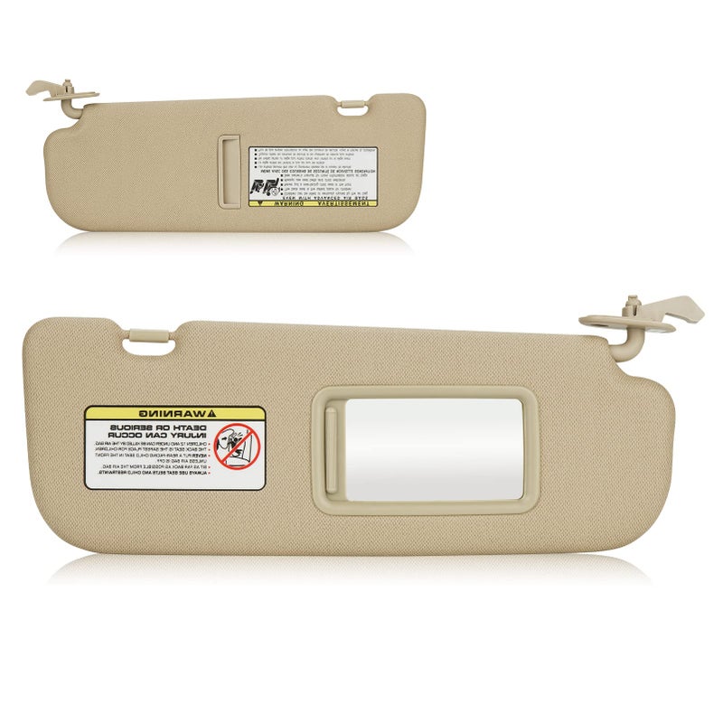 حاجب الشمس لهيونداي إيلانtra 2011-2015 لا يناسب طراز GT الجانب الأيمن للراكب بديل حاجب الشمس بيج 852203X000TX