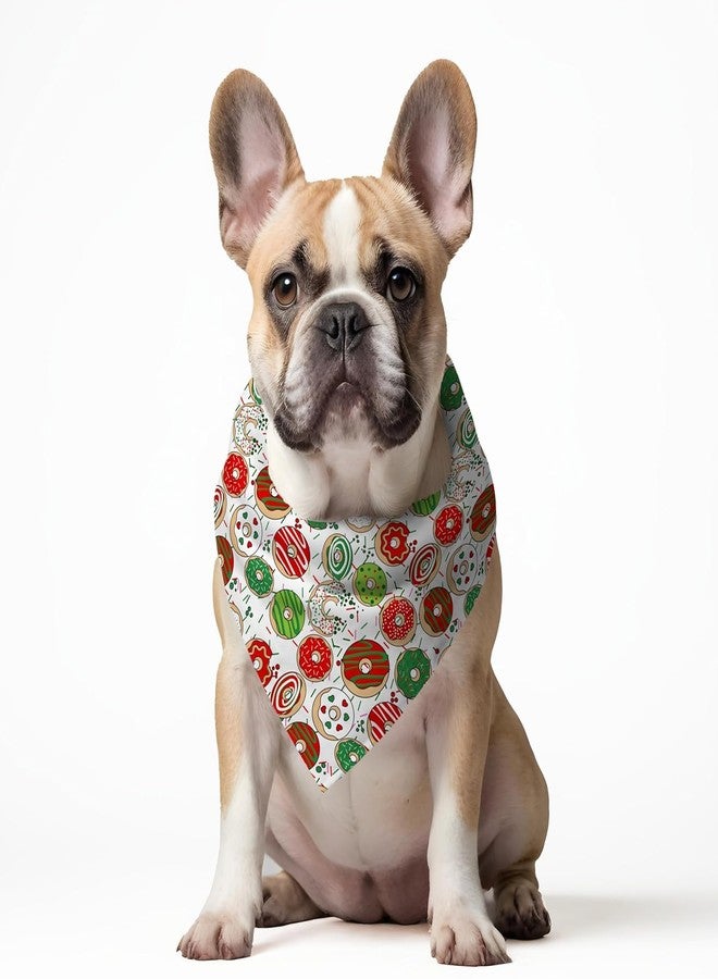 W Brings XL Dog Bandana for Dogs | This Stunning Gorgeous Design Dog Bandana Scarf is Perfect Styling Accessory for Extra Large Dogs. (XL (Extra Large), Multi Donuts) - Image 2