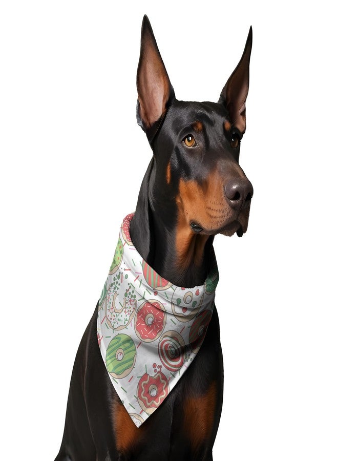 W Brings XL Dog Bandana for Dogs | This Stunning Gorgeous Design Dog Bandana Scarf is Perfect Styling Accessory for Extra Large Dogs. (XL (Extra Large), Multi Donuts) - Image 4