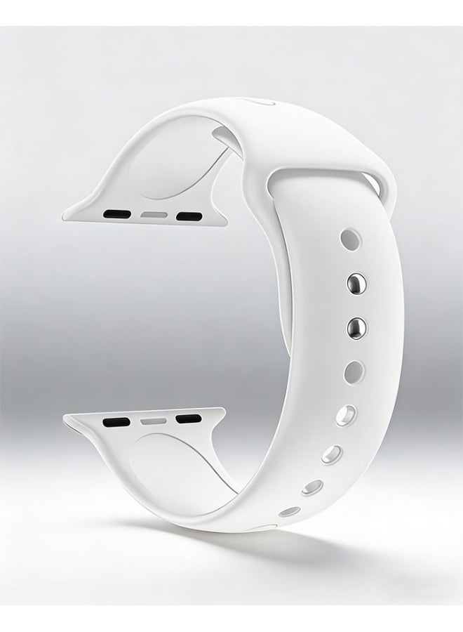 dida-cosmos Replacement Band For Apple Watch 7/6/SE/5/4 45/44/42mm White - Image 1