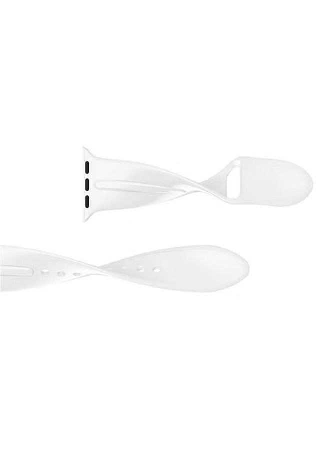 dida-cosmos Replacement Band For Apple Watch 7/6/SE/5/4 45/44/42mm White - Image 2