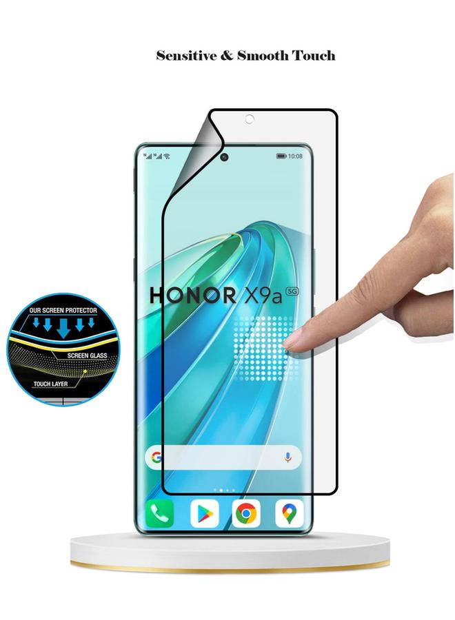 بروماس واقي شاشة 11D Nano Matte مقاوم للانفجار لهاتف Honor X9a - ملمس ناعم ومضاد لبصمات الأصابع وخالٍ من الفقاعات - تركيب - Image 2