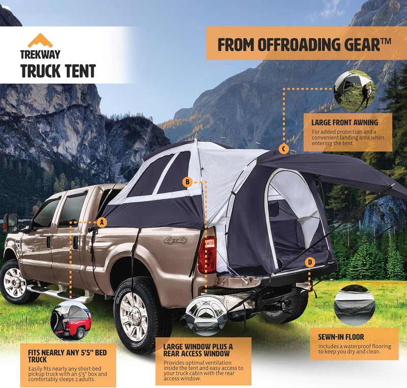Offroading Gear Granville II Truck Bed Tent for 6.5' Box Length - Offroading Gear - Image 2