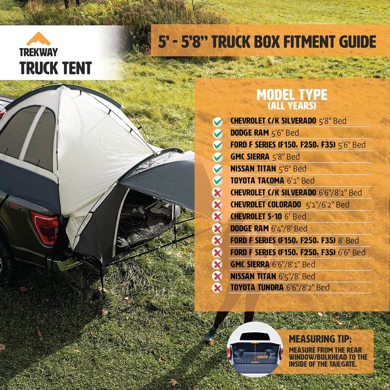 Offroading Gear Granville II Truck Bed Tent for 6.5' Box Length - Offroading Gear - Image 3