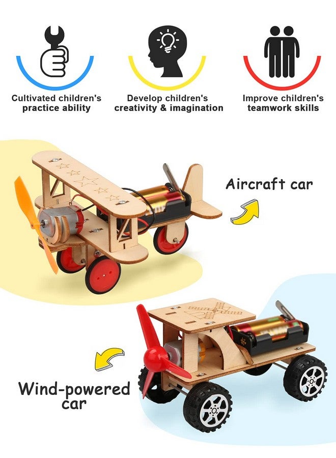 Poraxy 5 In 1 Stem Kits For Kids Age 8 10, Science Building Projects Craft For 8 12, Model Car Kits, Toys For Ages 8 13, Wooden 3D Puzzles, Birthday Gifts For 7 8 9 10 11 12 13 Year Old Boys And Girls - Image 3