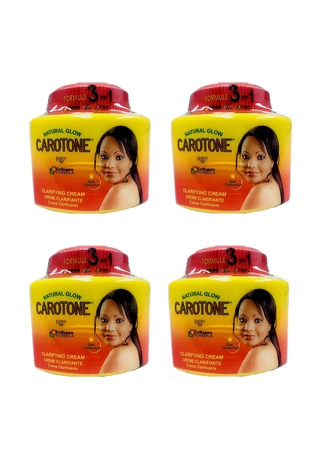 Carotone 4 Pieces of Collagen Formula Clarifying Cream 4 X 135ml  - Image 1