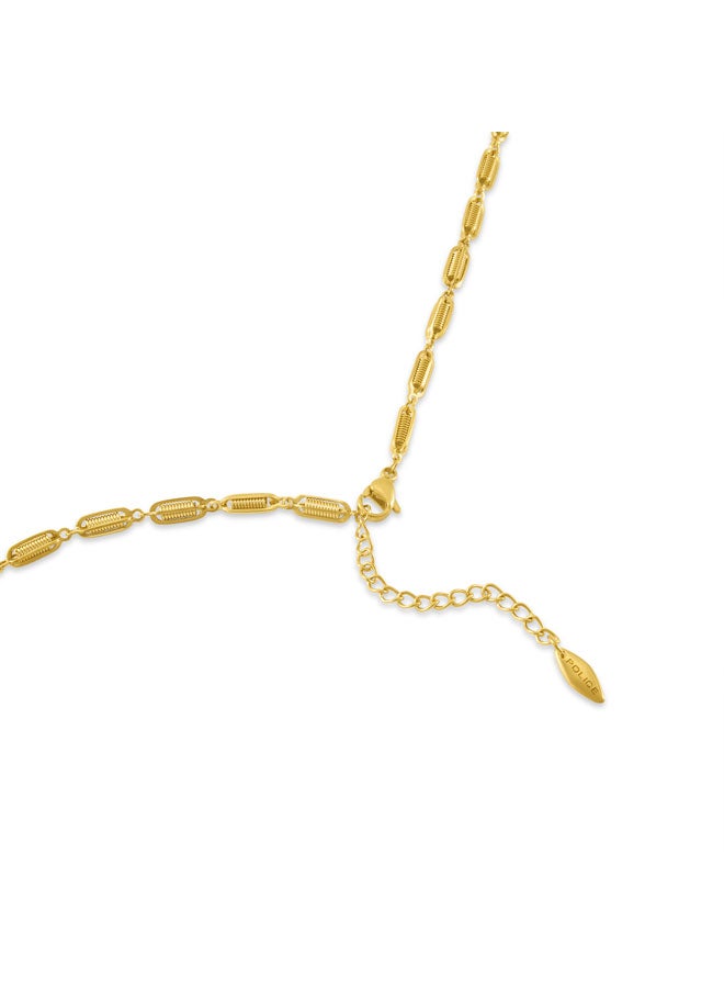 بوليس عقد كورا الذهبي بروابط مخصصة للنساء - Image 3