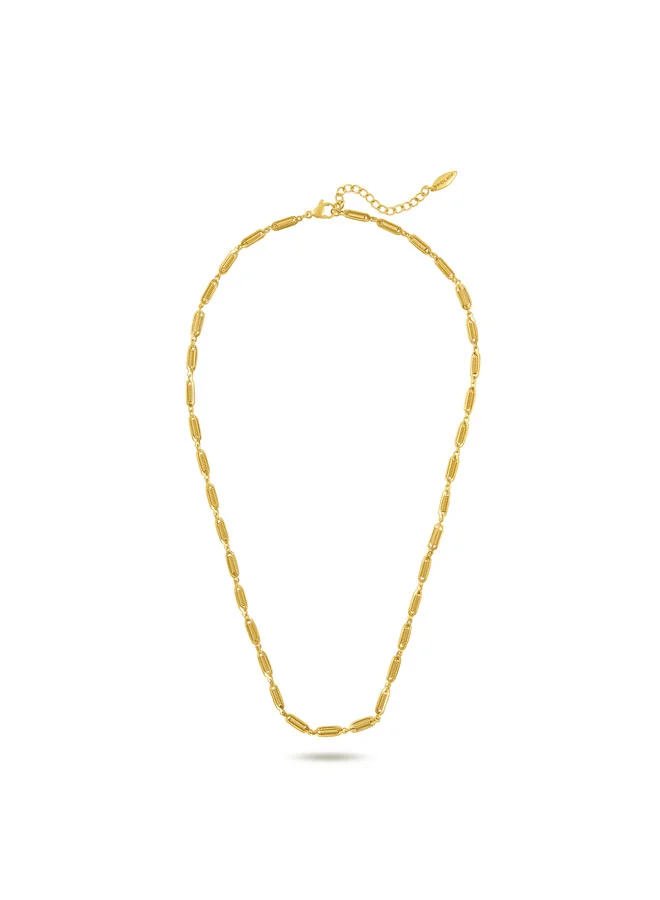 POLICE Cora Gold Plated Custom Links Necklace for Women