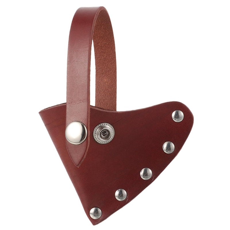 Durable Leather Hatchet Cover Axe Sleeve 16x14x2.2cm Camping Hiking - Image 2