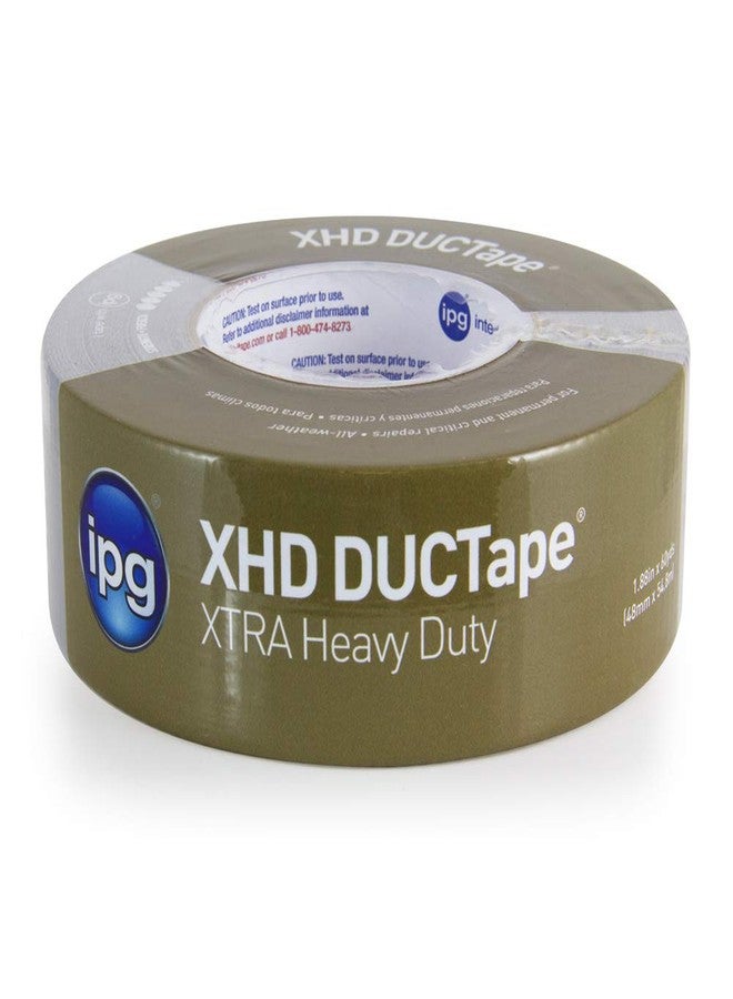 اي بس سي شريط لاصق IPG XHD DUCTape، شريط لاصق شديد التحمل، 1.88 بوصة × 60 ياردة، فضي (لفة واحدة) - Image 1