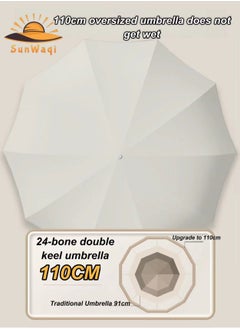 SunWaqi Umbrella with Fan. Umbrella & Fan 2-in-1. Rain & Sun Umbrella. Type-C Charging Port. 6 colors are available to choose  - Image 4