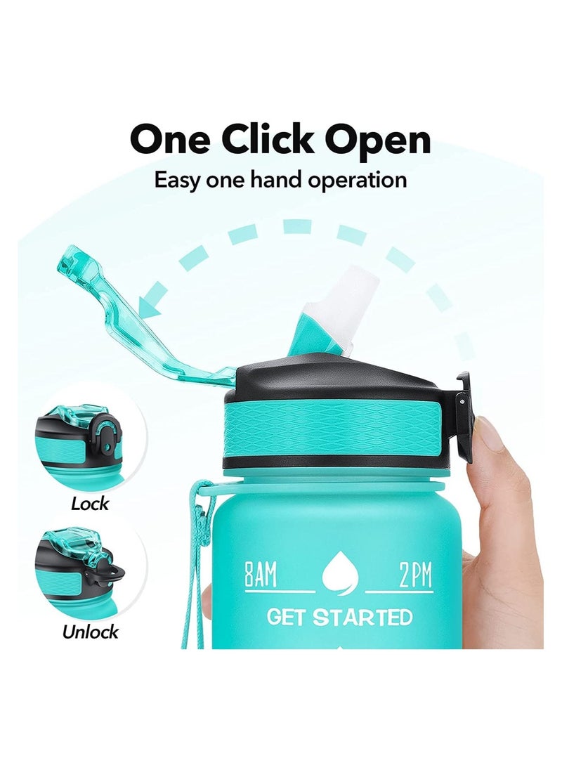 S2C Water Bottles 1L with Times to Drink and Straw, Motivational Water Bottle for kids Leakproof Drinking Sports Water Bottle for Fitness, Gym & Outdoor  - Image 4