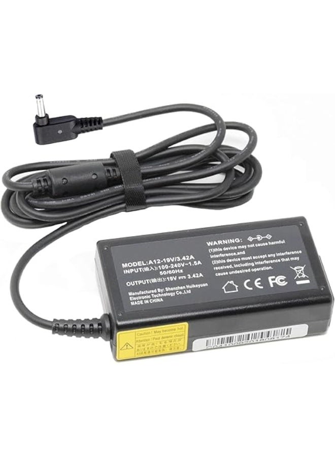 Terabyte New Replacement 65W Charger - 4.0 x 1.35mm - Adapter for ASUS Zenbook Vivobook 14 15 S14 S15 E203m E203n E406ma S200e S510u UX305 UX305f UX310u X102b X453m. - Image 3