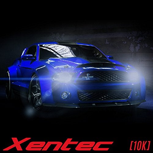 Xentec 9006 (HB4) 10000K HID xenon bulb x 1 pair bundle with 2 x 35W Digital Slim Ballast (Ocean Blue) - Image 4