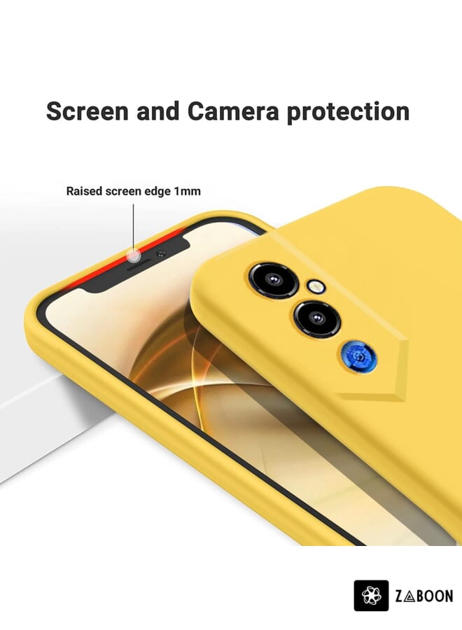 Zaboon حافظة واقية لتكنو بوفا 4 برو سيلكون سائل بلون نقي مضادة للصدمات - Image 3