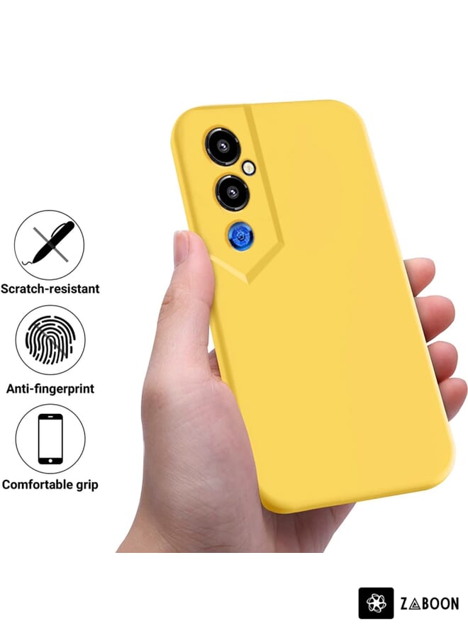 Zaboon حافظة واقية لتكنو بوفا 4 برو سيلكون سائل بلون نقي مضادة للصدمات - Image 2