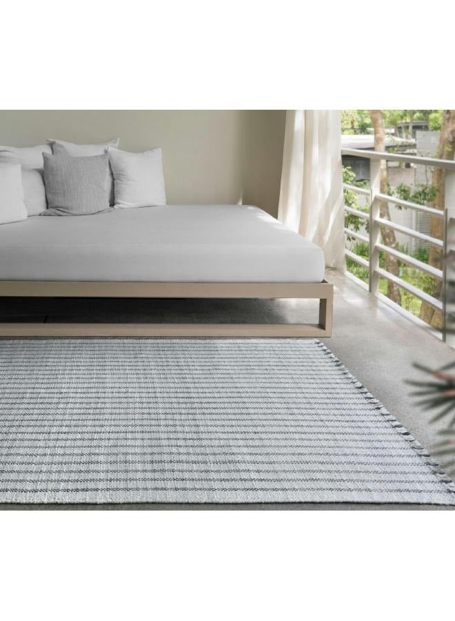 لوفت تشيليب،سجاد مستطيل،200×300 سم،قماش،عاجي/رمادي،خيوط الحيوانات الأليفة - Image 1