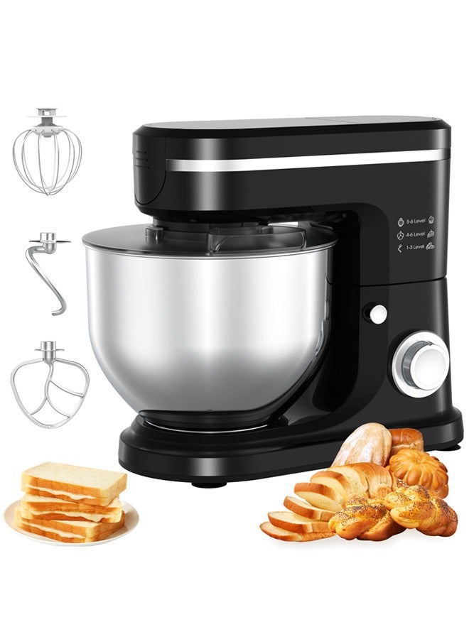 Electric Mixer 6L 1500W 7-speed adjustable black  - Image 1
