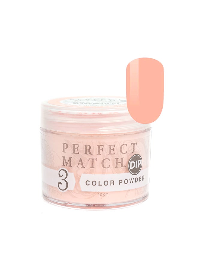 Lechat Nail Dipping Powder Peach Charming 42g, Dip Acrylic Powder Nail Art Manicure System by Perfect Match PMDP169