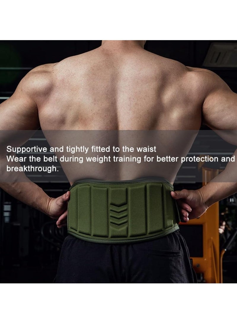 الرائد حزام لرفع الأثقال حزام رفع الأثقال بقفل فيلكرو تصميم فيلكرو لممارسة التمارين الموزونة حماية للخصر مناسب للرجال والنساء - Image 4