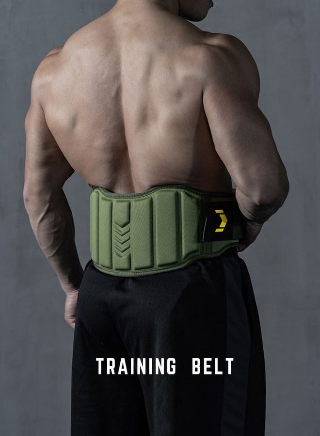 الرائد حزام لرفع الأثقال حزام رفع الأثقال بقفل فيلكرو تصميم فيلكرو لممارسة التمارين الموزونة حماية للخصر مناسب للرجال والنساء - Image 1