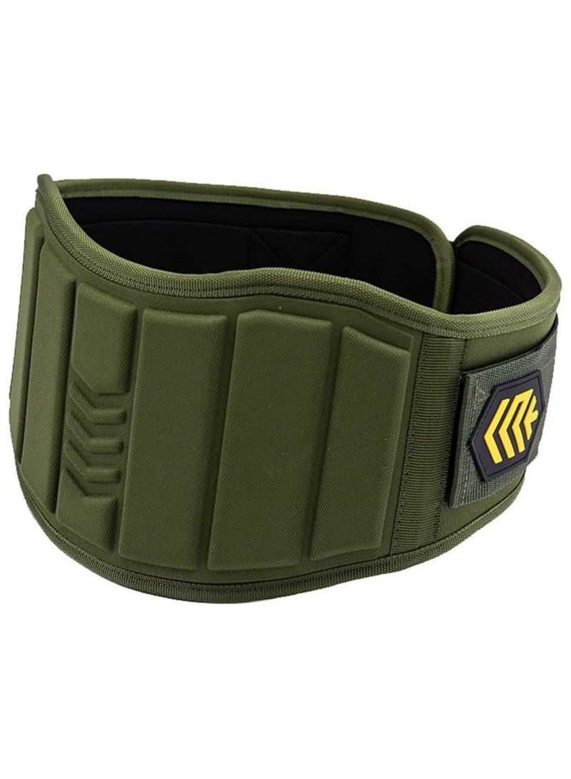 الرائد حزام لرفع الأثقال حزام رفع الأثقال بقفل فيلكرو تصميم فيلكرو لممارسة التمارين الموزونة حماية للخصر مناسب للرجال والنساء - Image 2