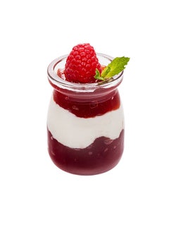 Restaurantware Restaurantware-3.5-OZ Glass Jars for Yogurt, Milk, Parfait, and Pudding: Perfect for Bakeries, Buffets, Breakfast Bars, and Restaurants - Yogurt Maker Glass Replacement Jar with Plastic Cap - 100-CT  - Image 2