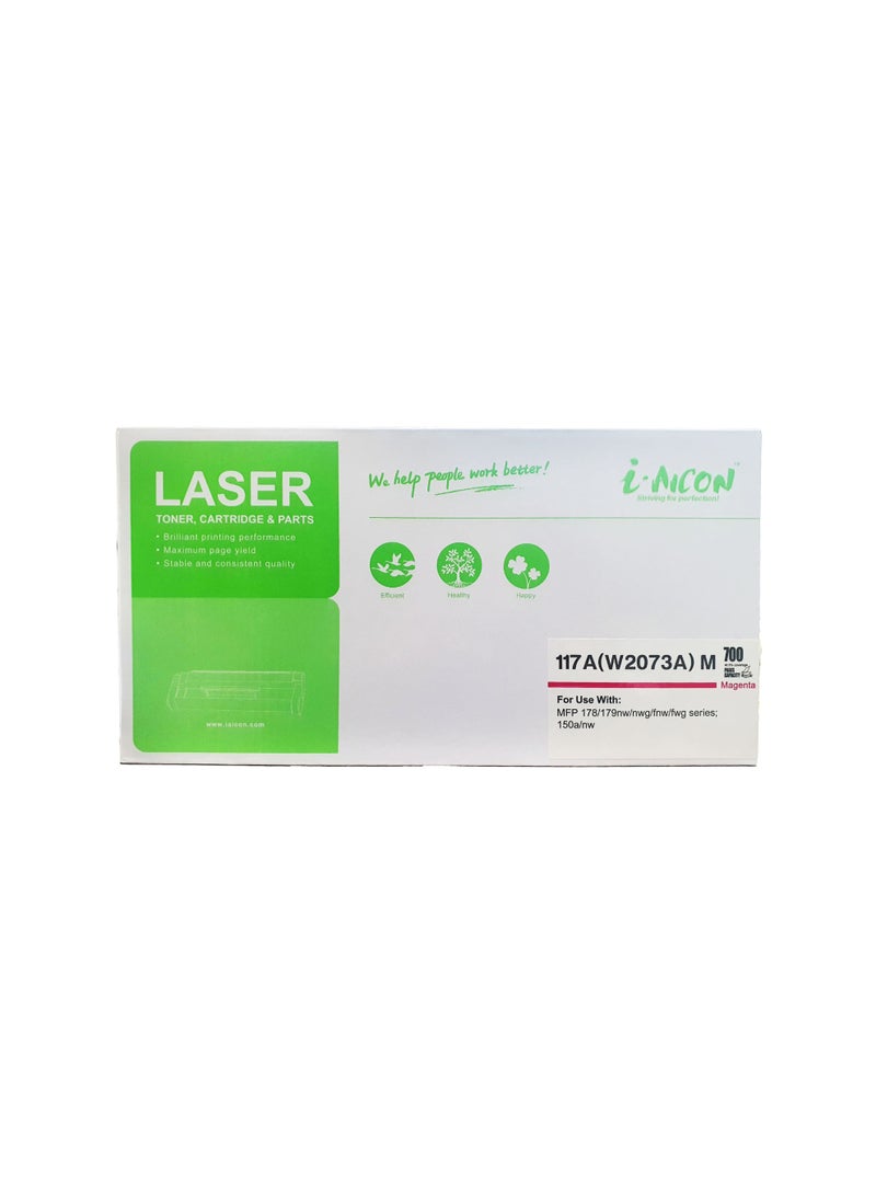 i-AICON ​​​​i-Aicon Compatible Laser Toner Magenta (HP W2073A | 117A) - Image 1
