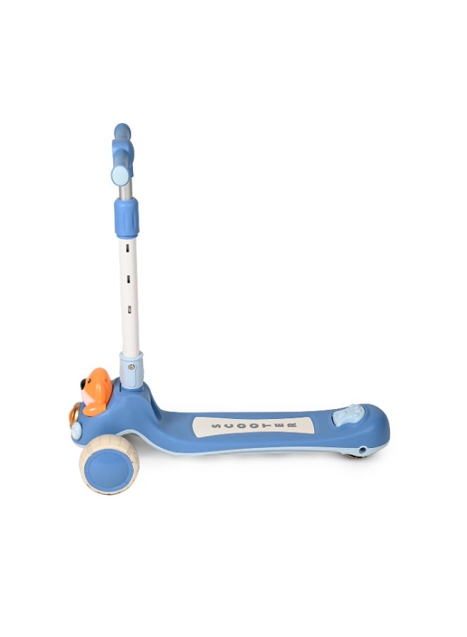 كيكو سكوتر اطفال القابل للطي بثلاث عجلات مع إضاءة وموسيقى - Image 3