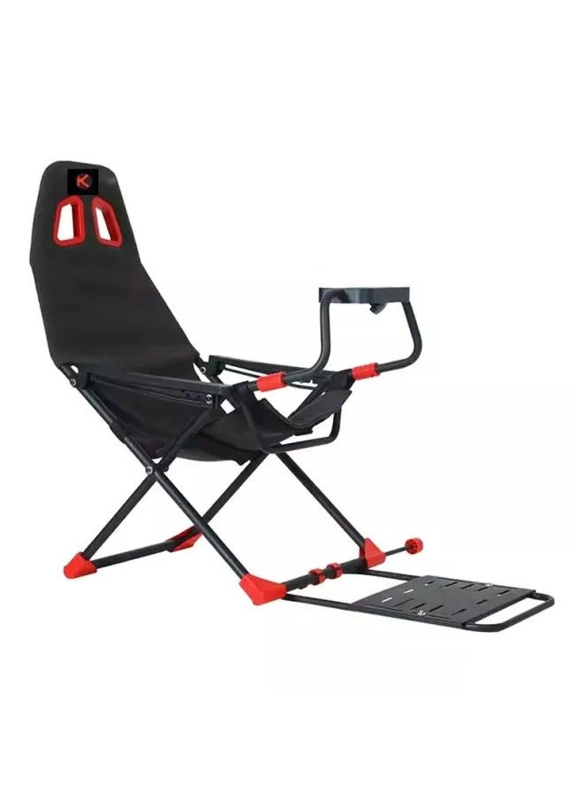 k Gaming Racing Foldable Chair K Gaming -Black 